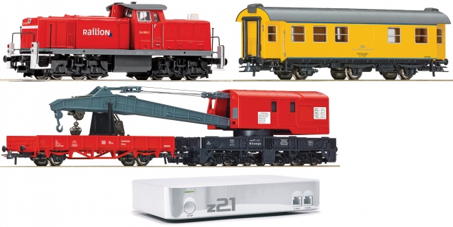 Construction train Digital starter set with Z21 control system<br /><a href='images/pictures/Roco/178649.jpg' target='_blank'>Full size image</a>